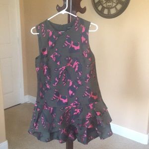 Sexy patterned petite dress